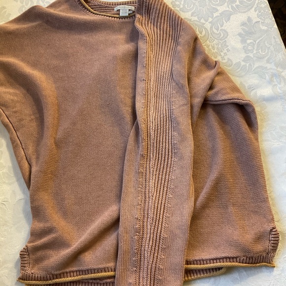 Carbon 2 Cobalt 100% Cotton Pullover Cable Knit Sweater Mens Size Medium - Picture 8 of 9